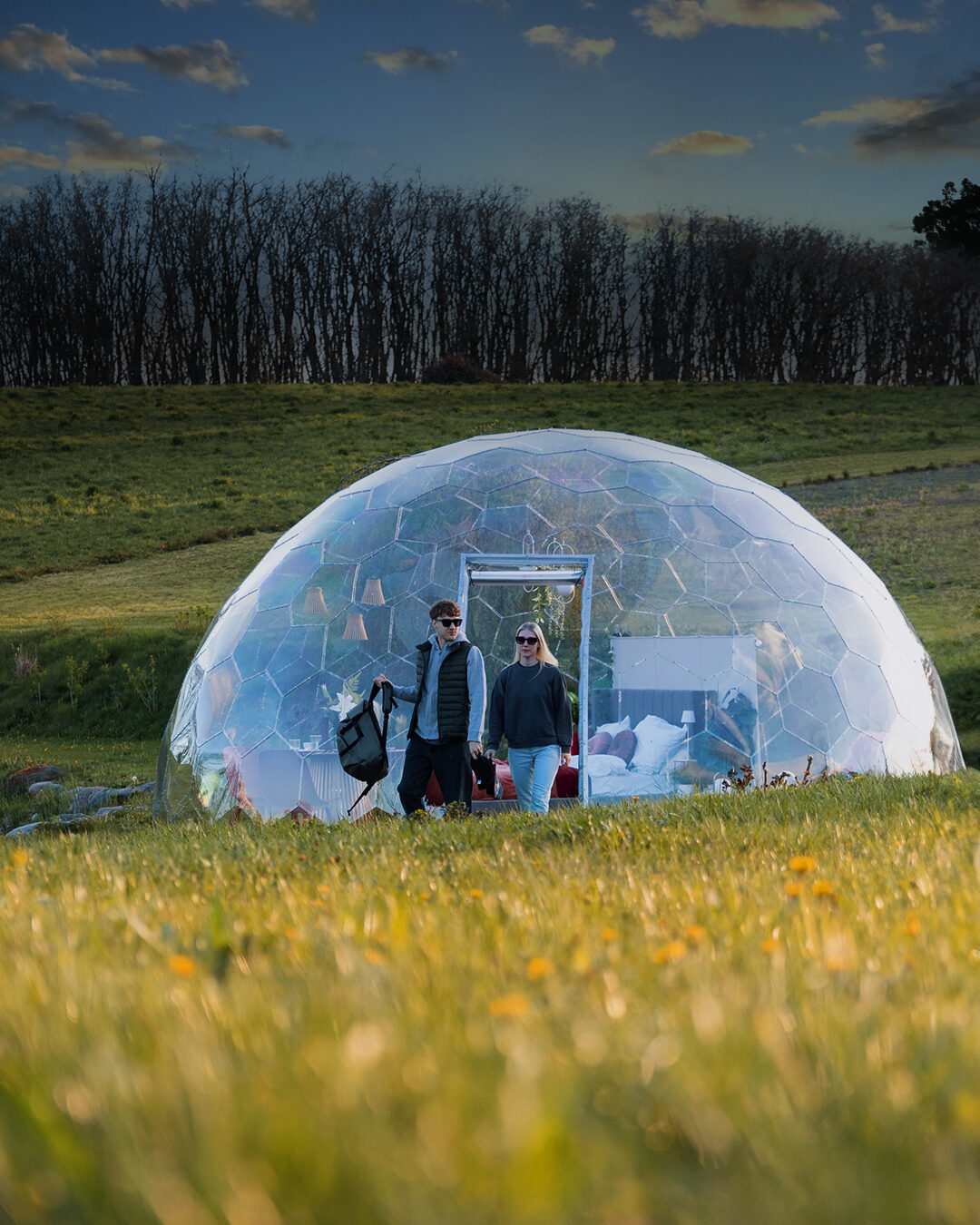 Hypedome L luxury glamping dome suite