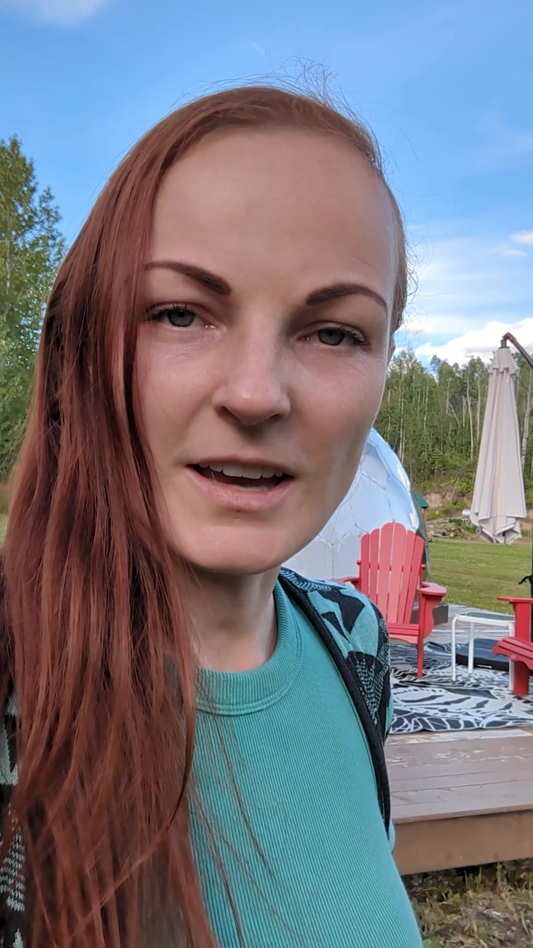 Wells Gray Resort glamping dome in British Columbia