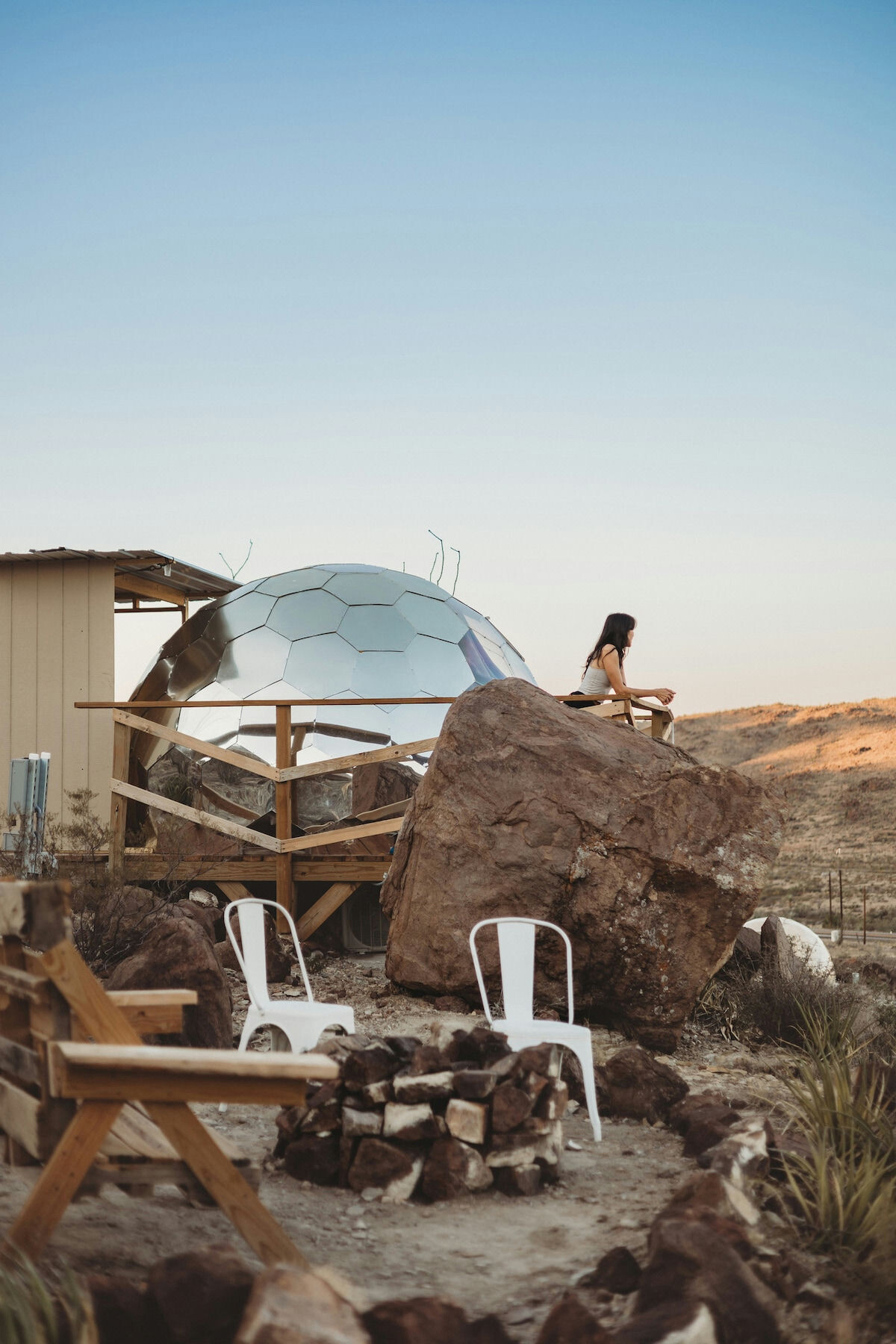 Space Cowboys glamping domes in Terlingua, Texas