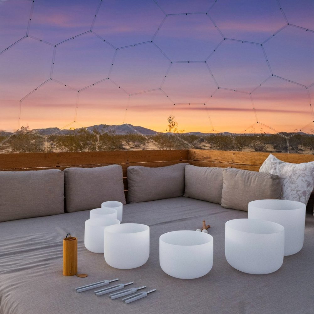 A Wellness Dome shaped around personal rituals with sound, scent, heat or cold
