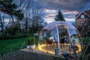 Instagrammable garden pods in Hampshire