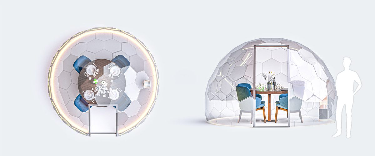 Hypedome MIni - Application - Dining