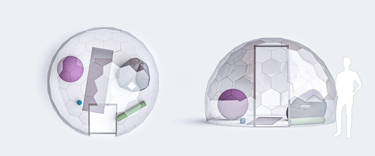 Hypedome Mini - Application - Yoga-Gym