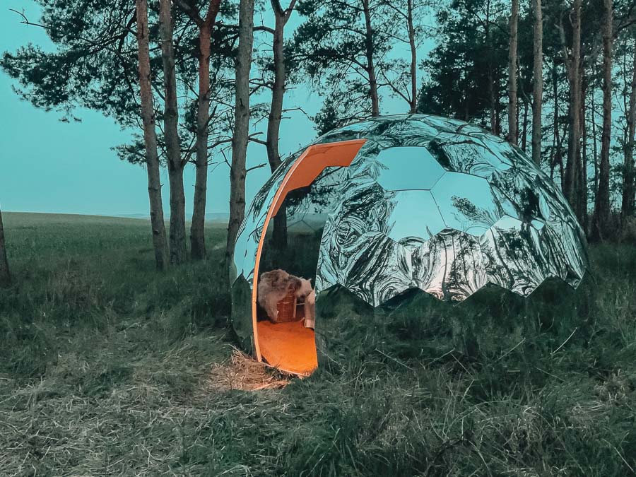 Nacelle extérieure en miroir