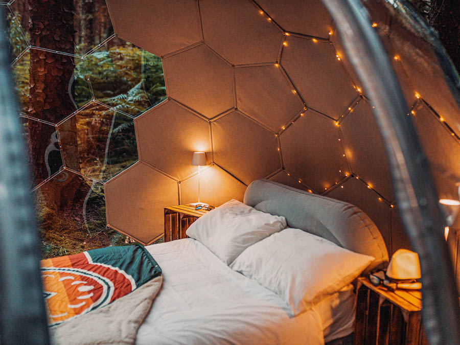 Schönes Glamping-Pod