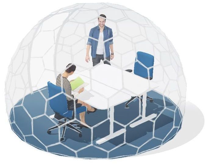 Heimbüro im Freien