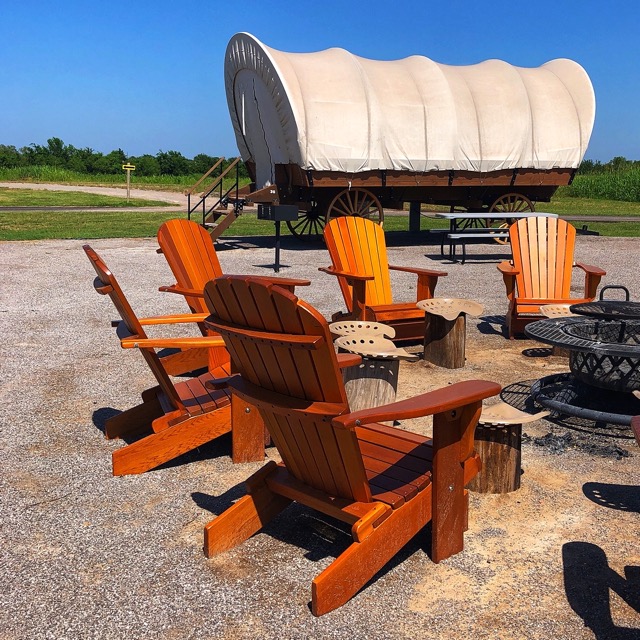 Glamping-Wagen