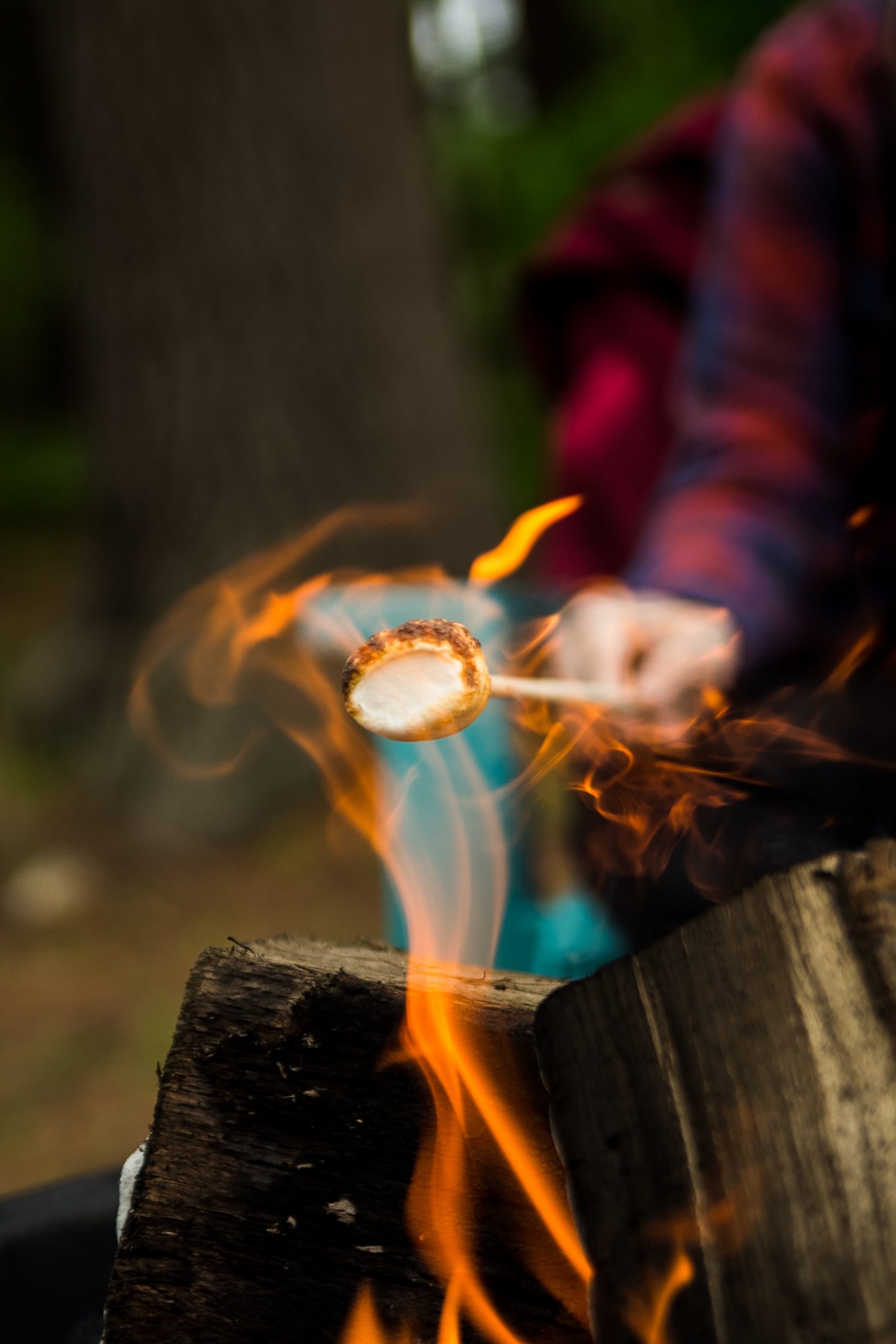 Lagerfeuer-Glamping-Erlebnis