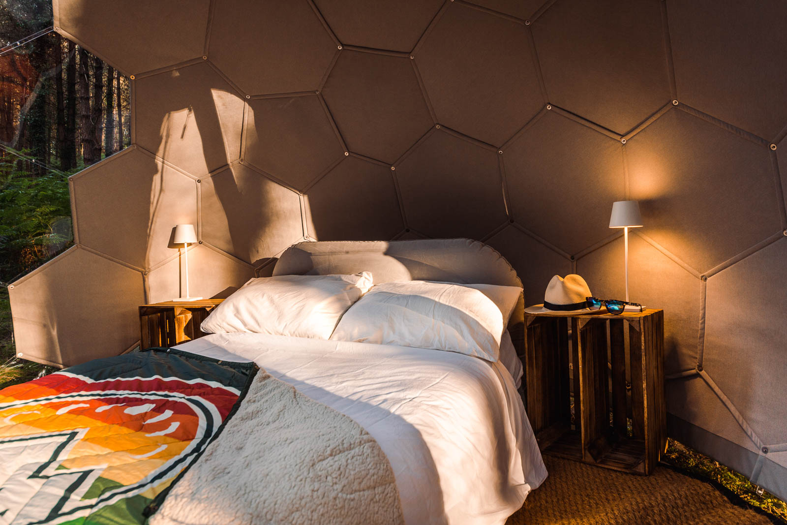 Glamping Pod Interieur