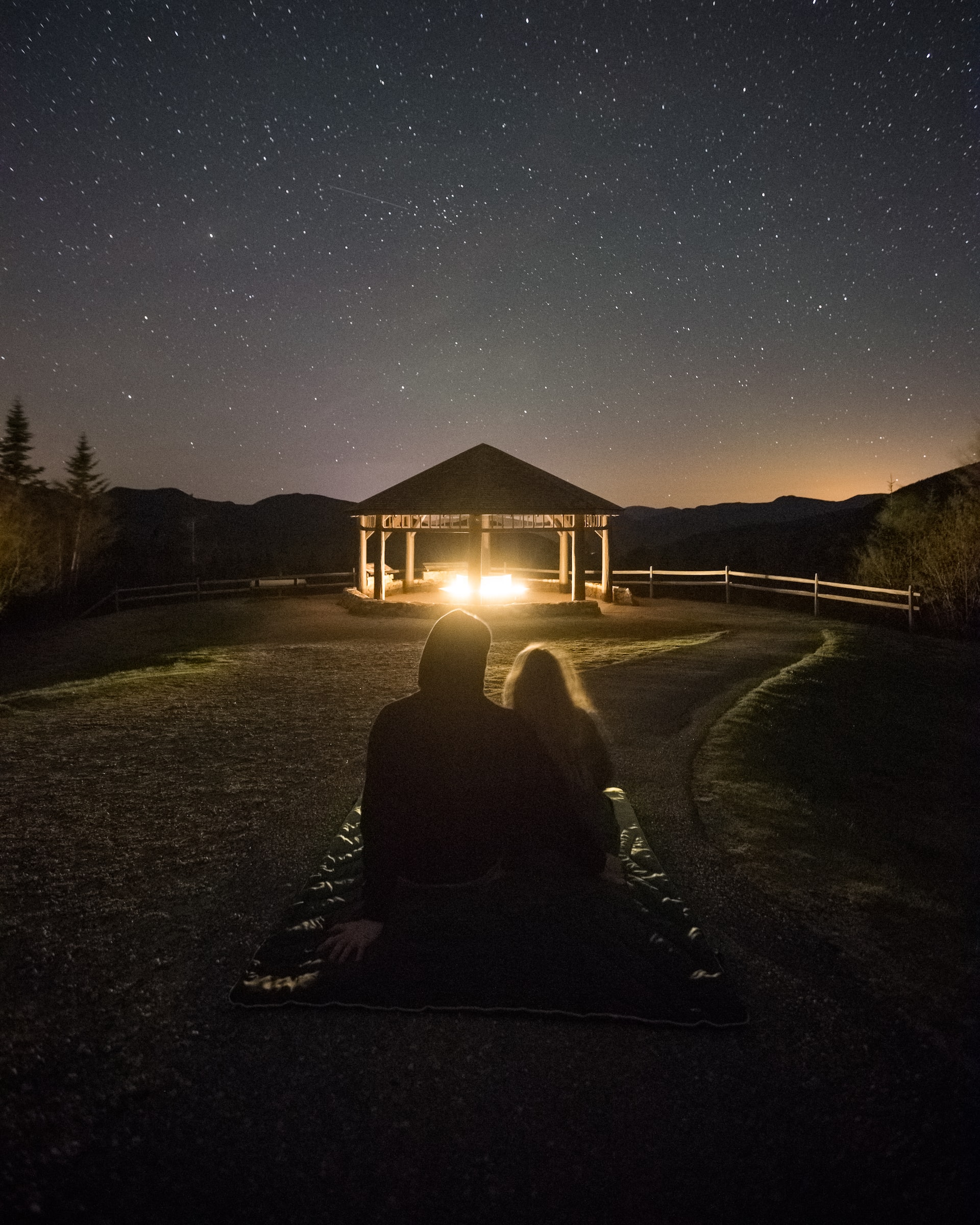 Sternenbeobachtung beim Glamping