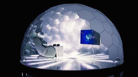 Hypedome opal dome in the Belgian tv show