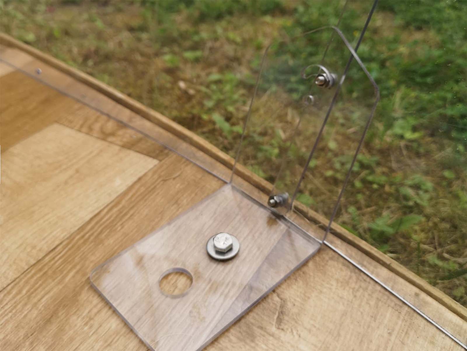 Pod d'extérieur ancrage de terrasse en bois