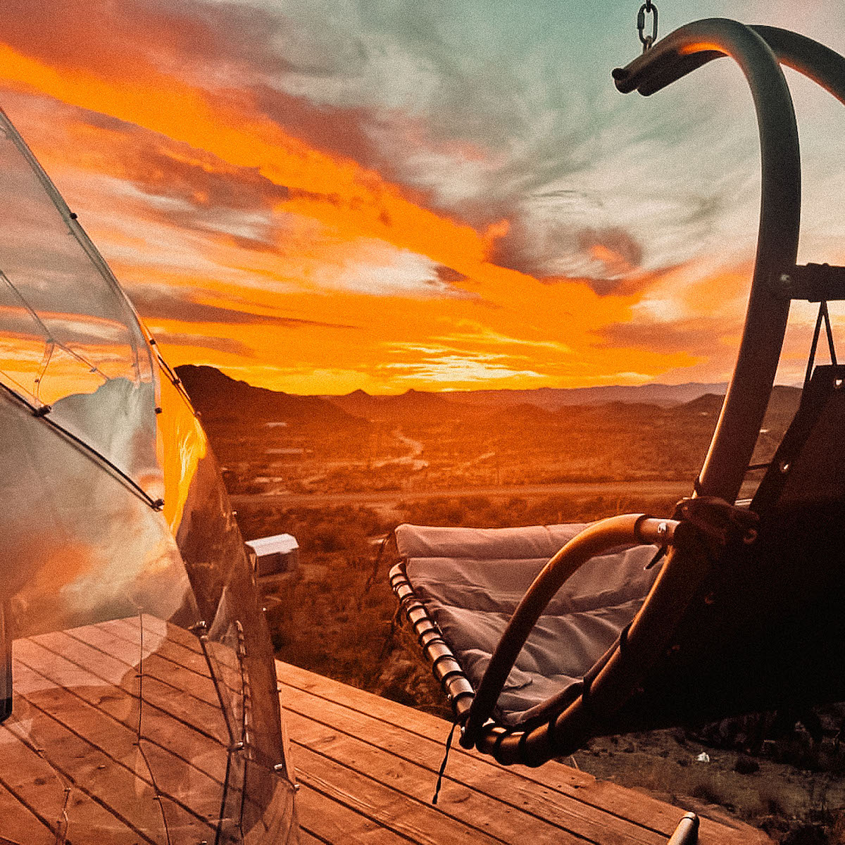 Outdoor-Kuppel im Airbnb-Angebot