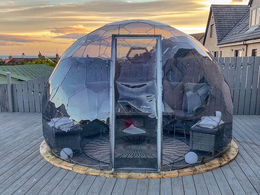 Hypedome aus Polycarbonat