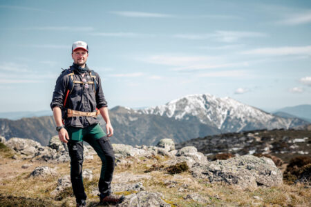 Jean-Francois in the Australian Alps