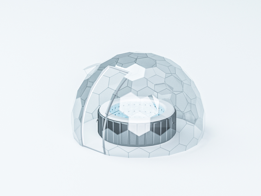Dôme pour jacuzzi