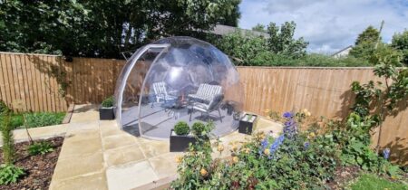 Clear garden dome