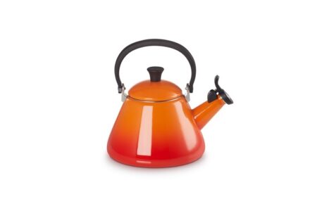 Le Creuset orange kettle