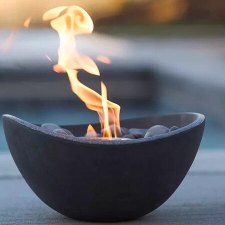 Indoor and outdoor fire bowl