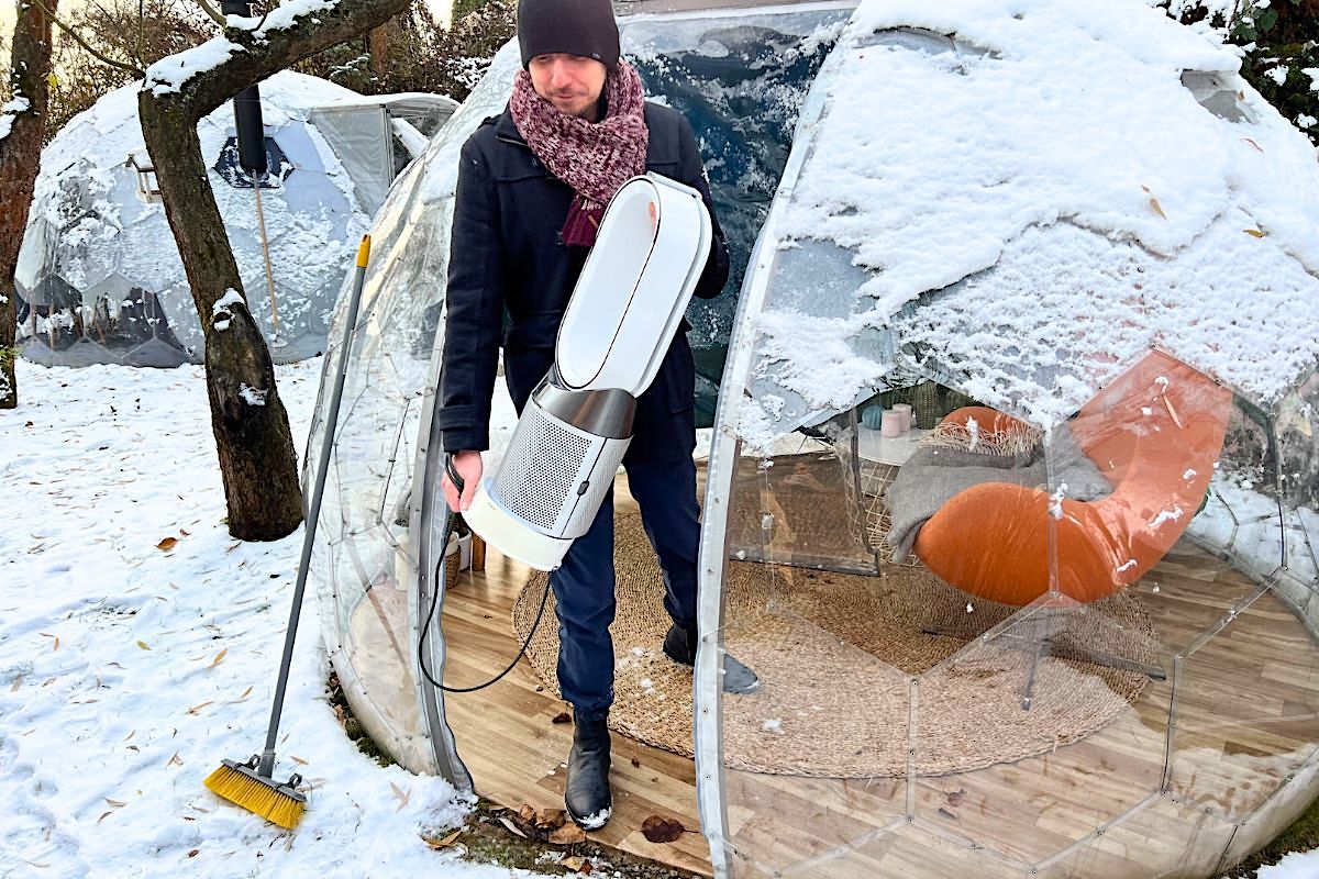 Retirer les appareils électriques de votre nacelle de jardin pour l'hiver