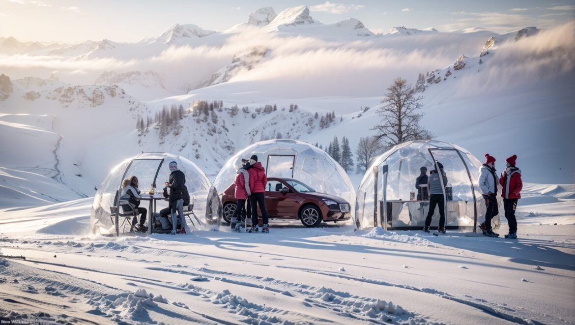 Promozione dell'attività invernale all'interno di un Hypedome