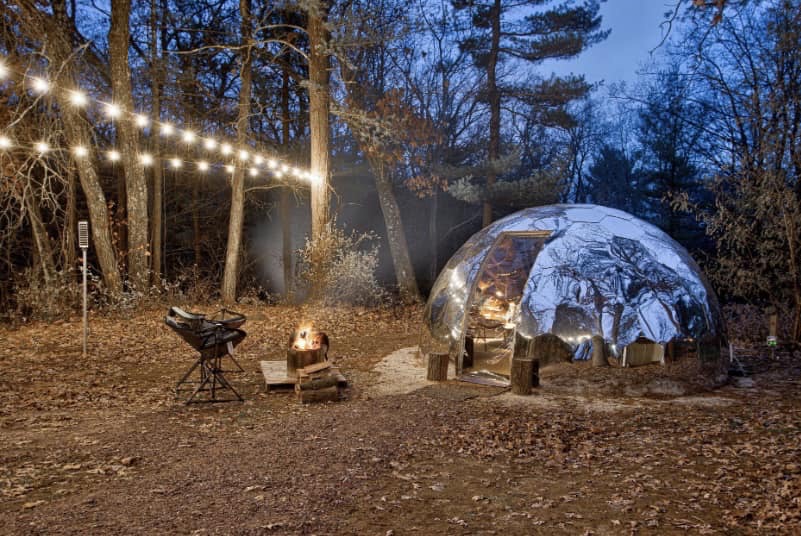 Incantevole glamping nella foresta