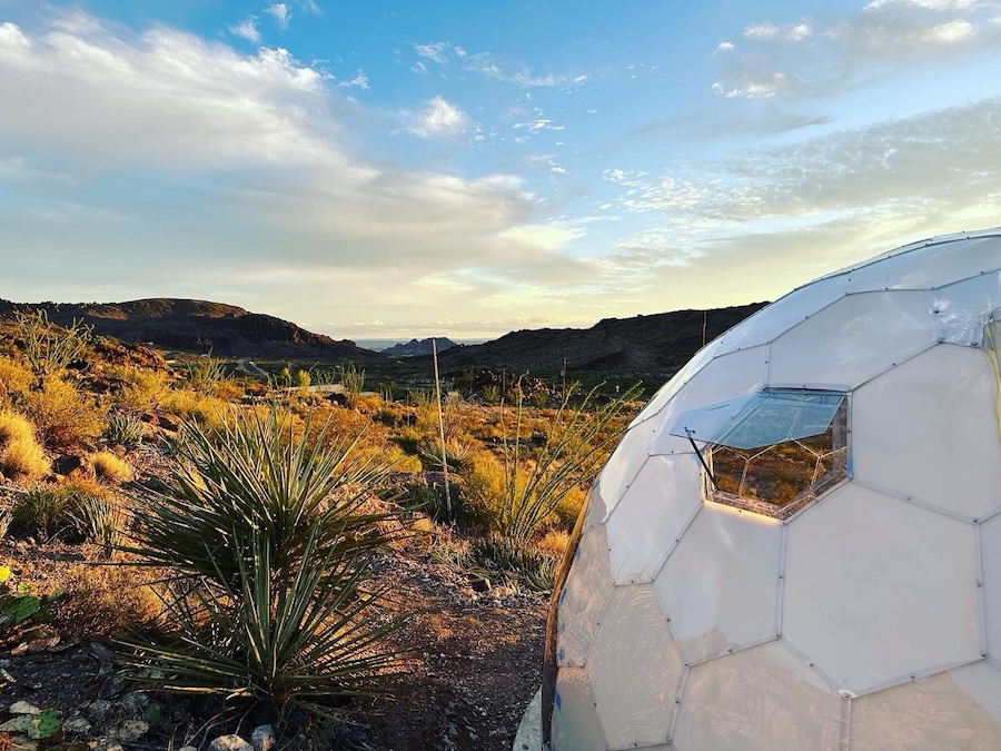Design traslucido del pd glamping