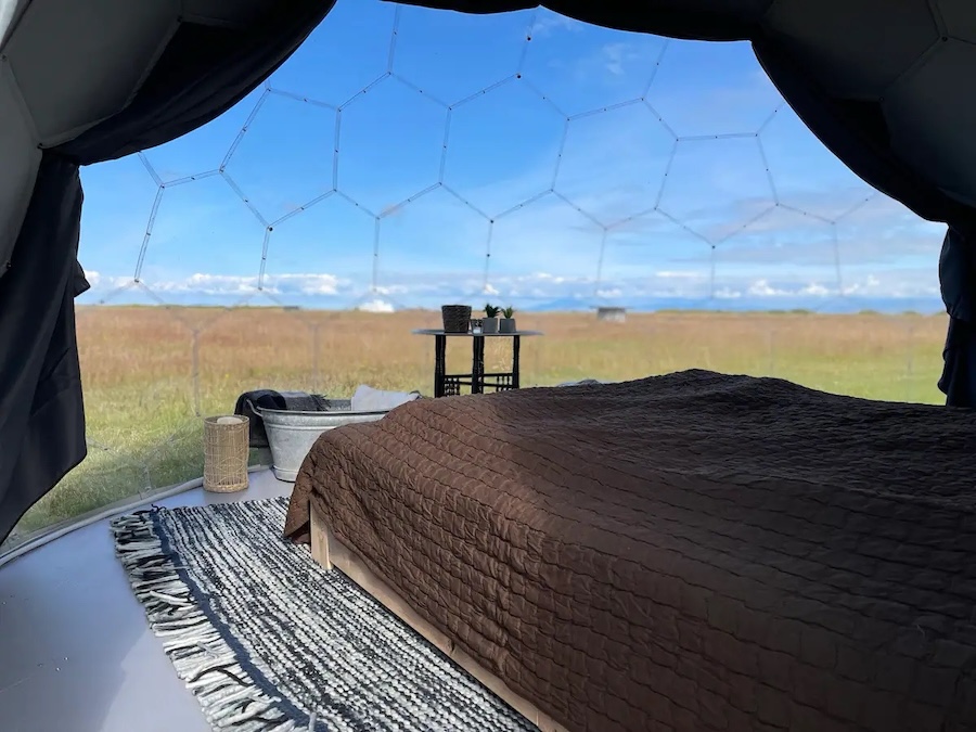 Il design delle capsule glamping dall'interno
