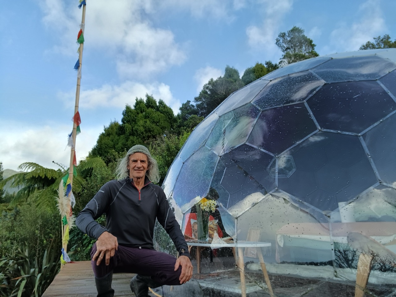 Stephen Tulley, owner of Samadhi Hypedome in New Zealand