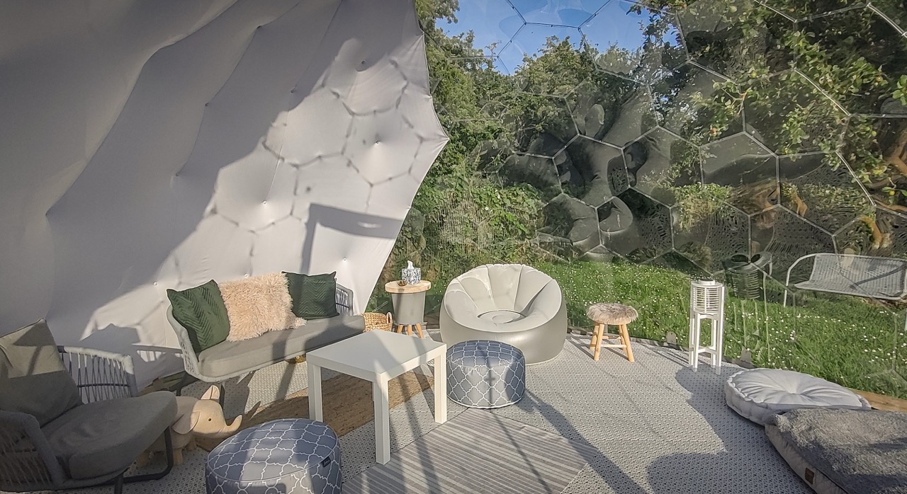 Beautifully furnished garden dome in Ireland