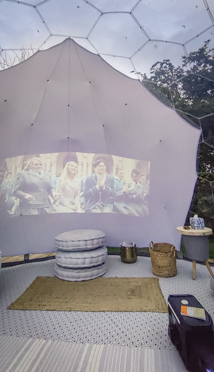 A movie night in Hypedome