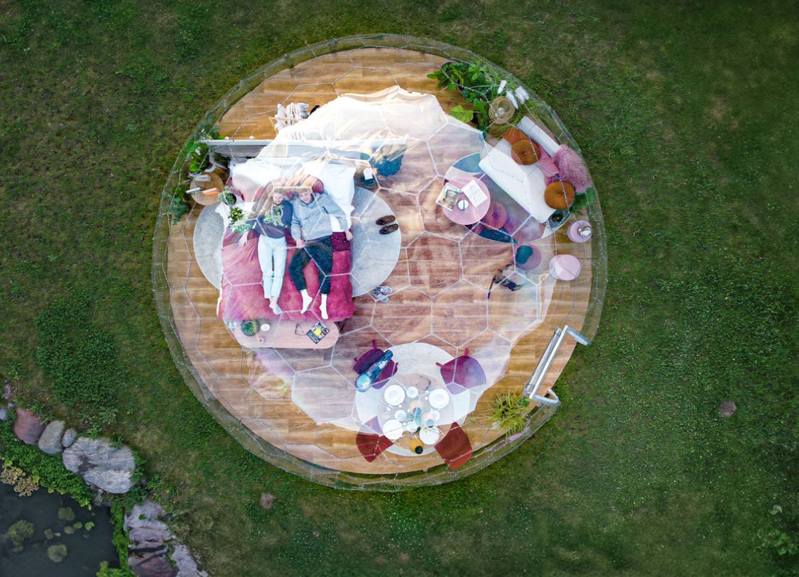 ritiro di coppia in glamping