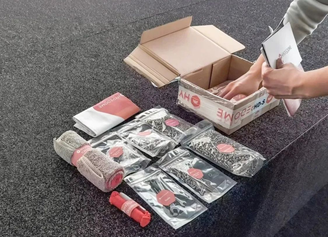 Der Inhalt der Hypedome-Box
