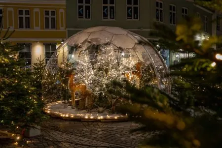 Danish town was home to unique Christmas Igloo installation