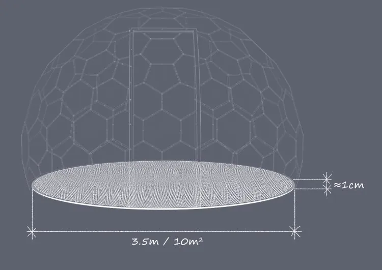 Hypedome S - Coconut Coir Matting - Metric