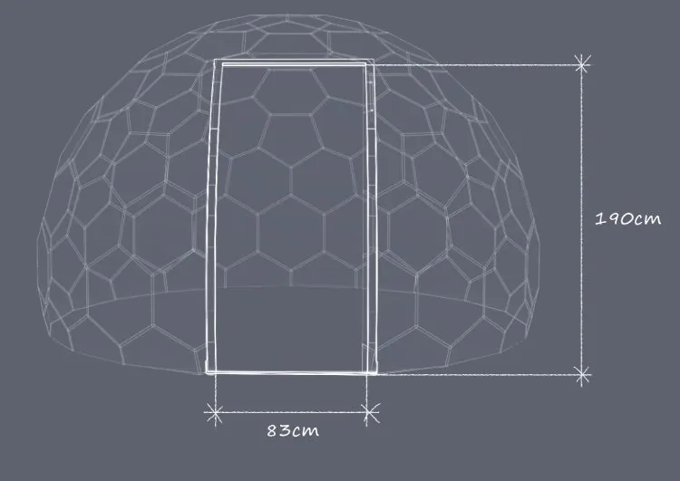 Hypedome - Wide Entrance Upgrade - Metric