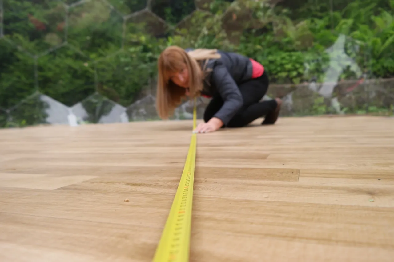 Measuring the Hypedome's floor