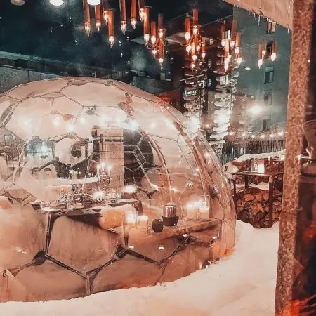Fully Booked for 10 Weeks Ahead – Dining Domes in Montreal’s Restaurant