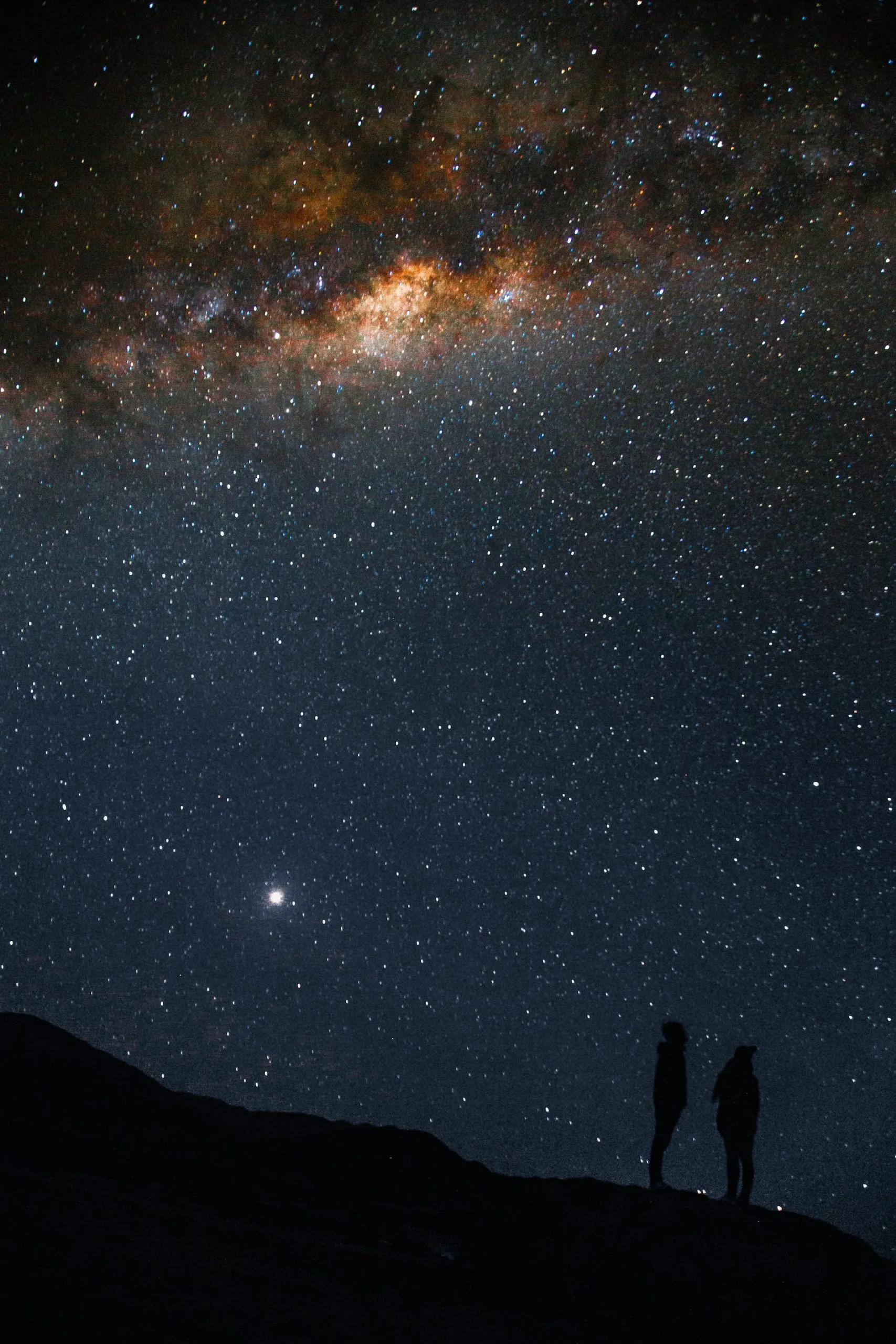 starry night on a glamping site