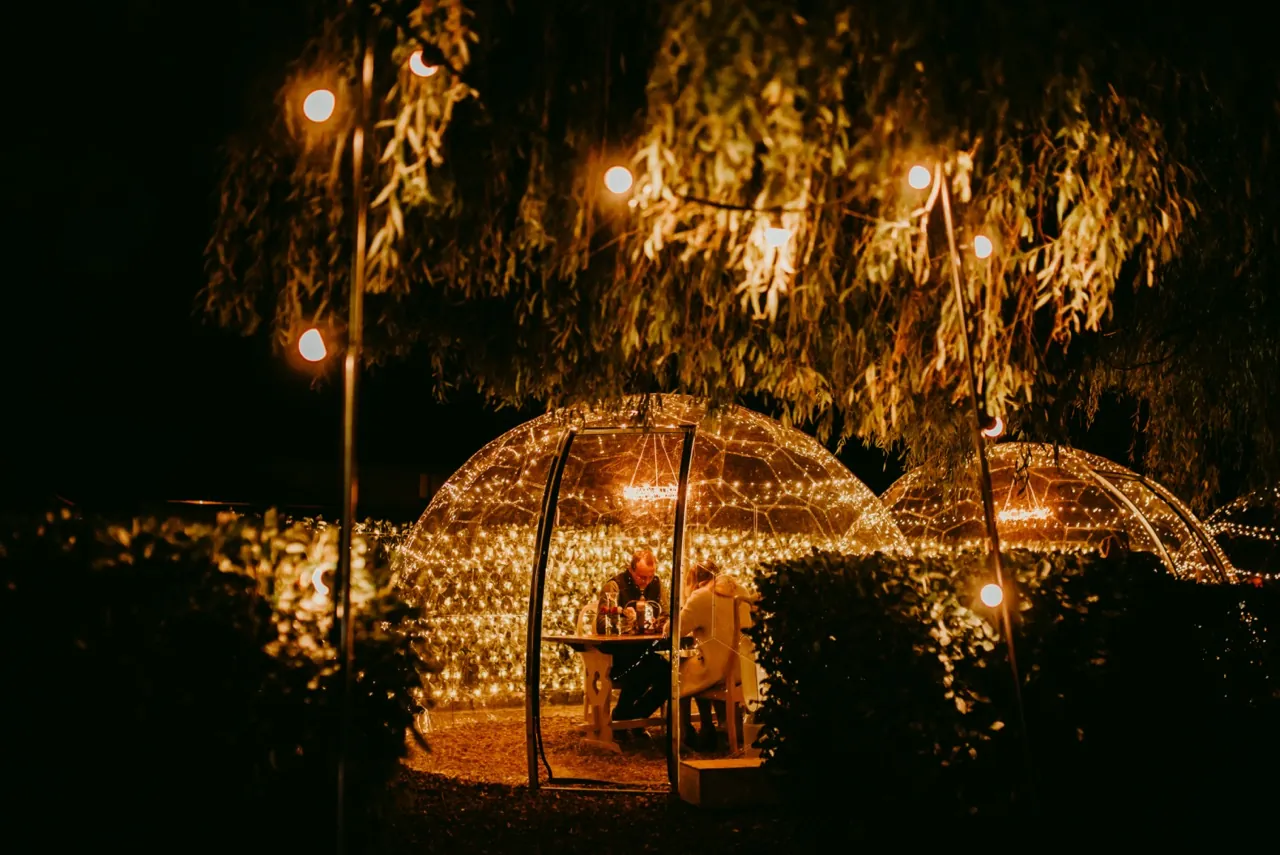 Dining in a dome