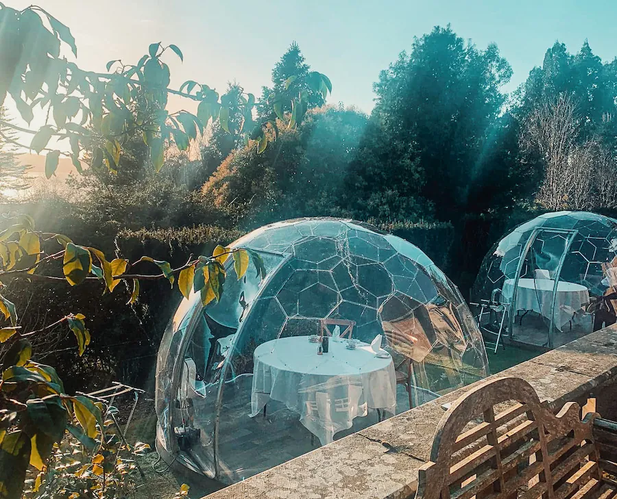 Igloo dining domes