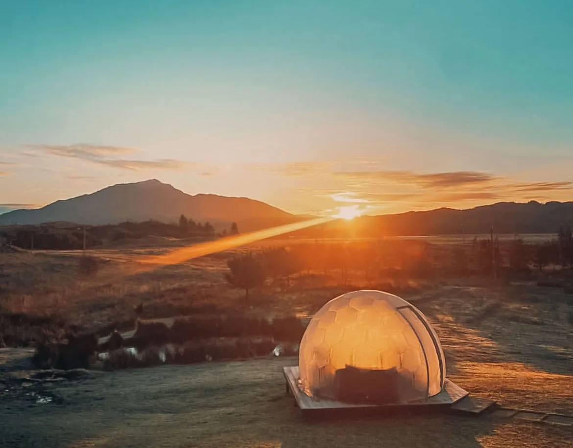 A dome with a steamed-up shell