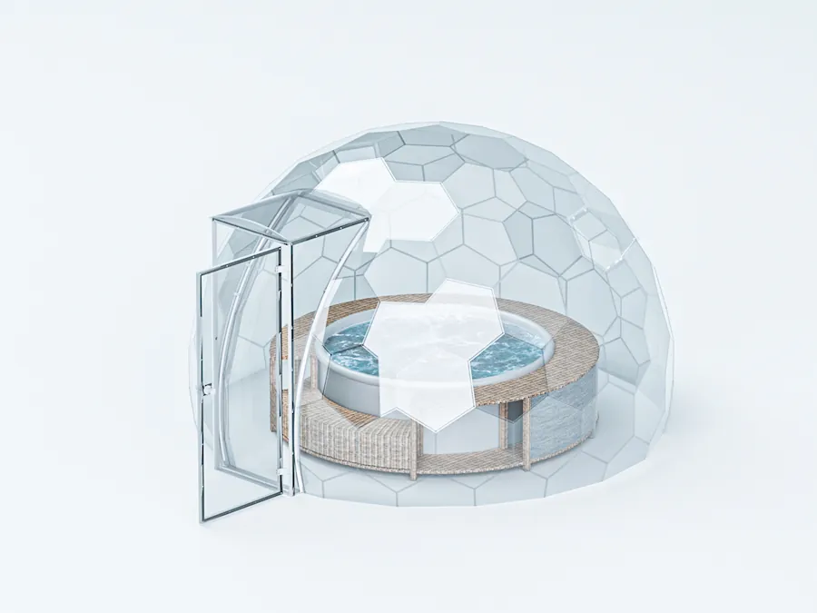 Hot tub canopy