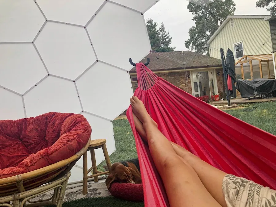 Relaxing in an Opal Hypedome