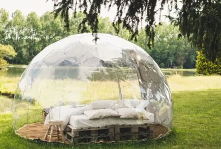 Hypedome S glamping pod size