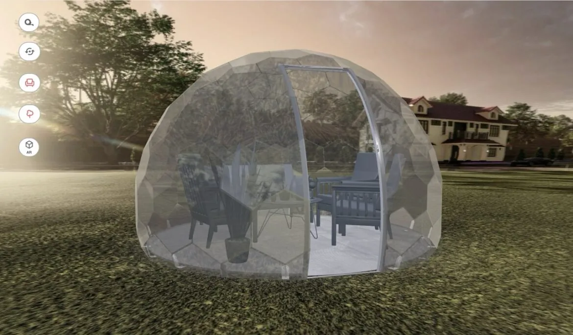 Design your dome with Hypedome geodesic dome configurator