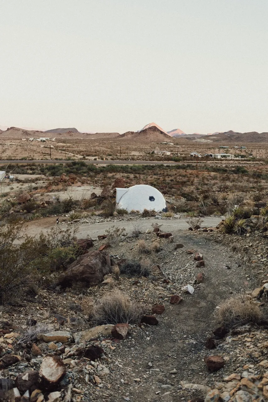 A beautiful dry desert landscape