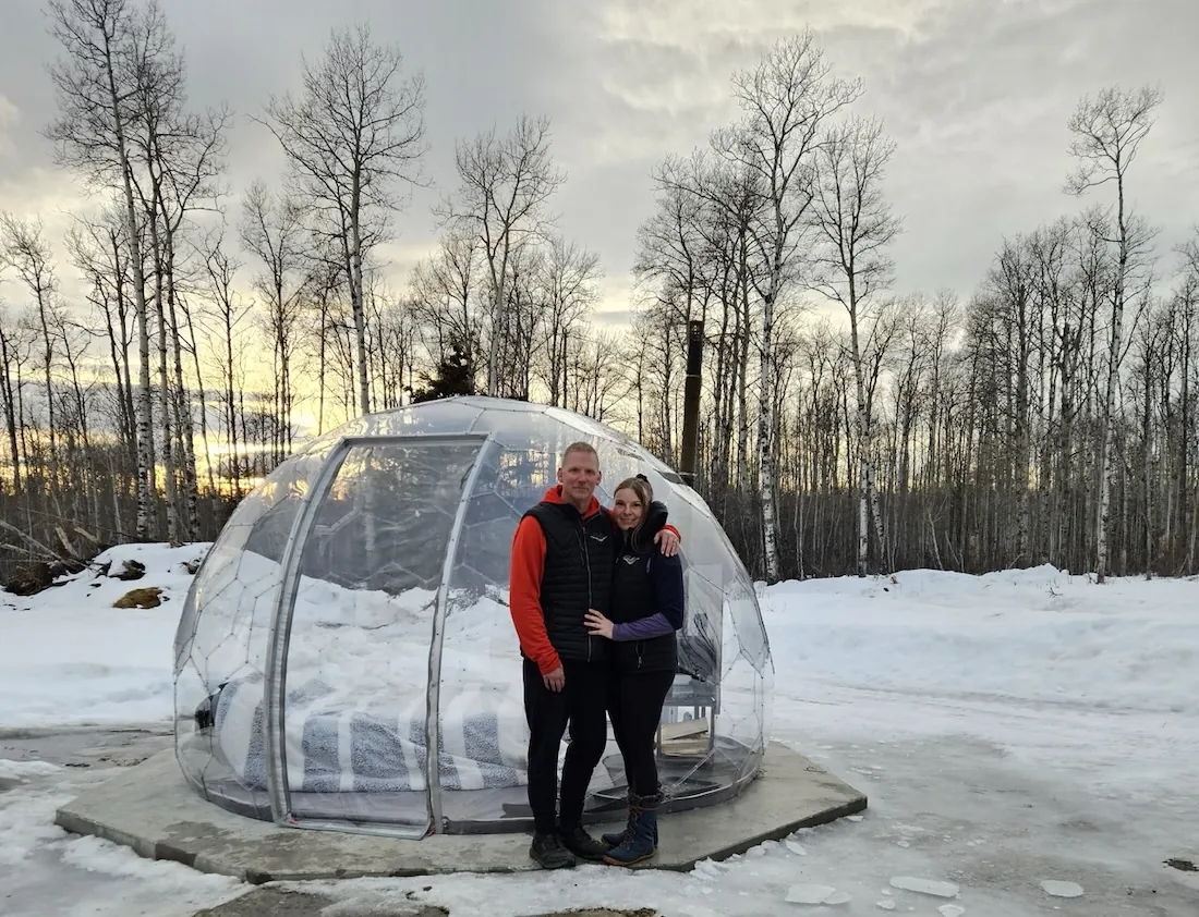 Visiting Pam and Ian’s Outdoor Bedroom: Sleeping in a Hypedome in British Columbia