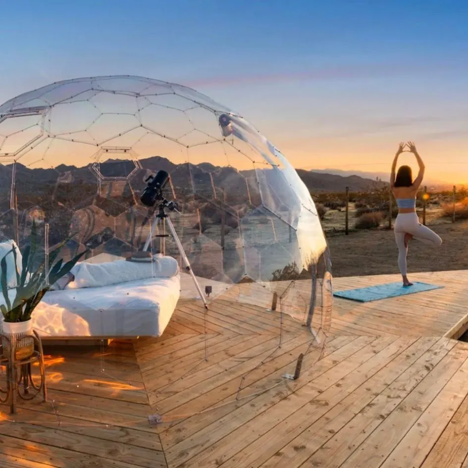 yoga space outdoors