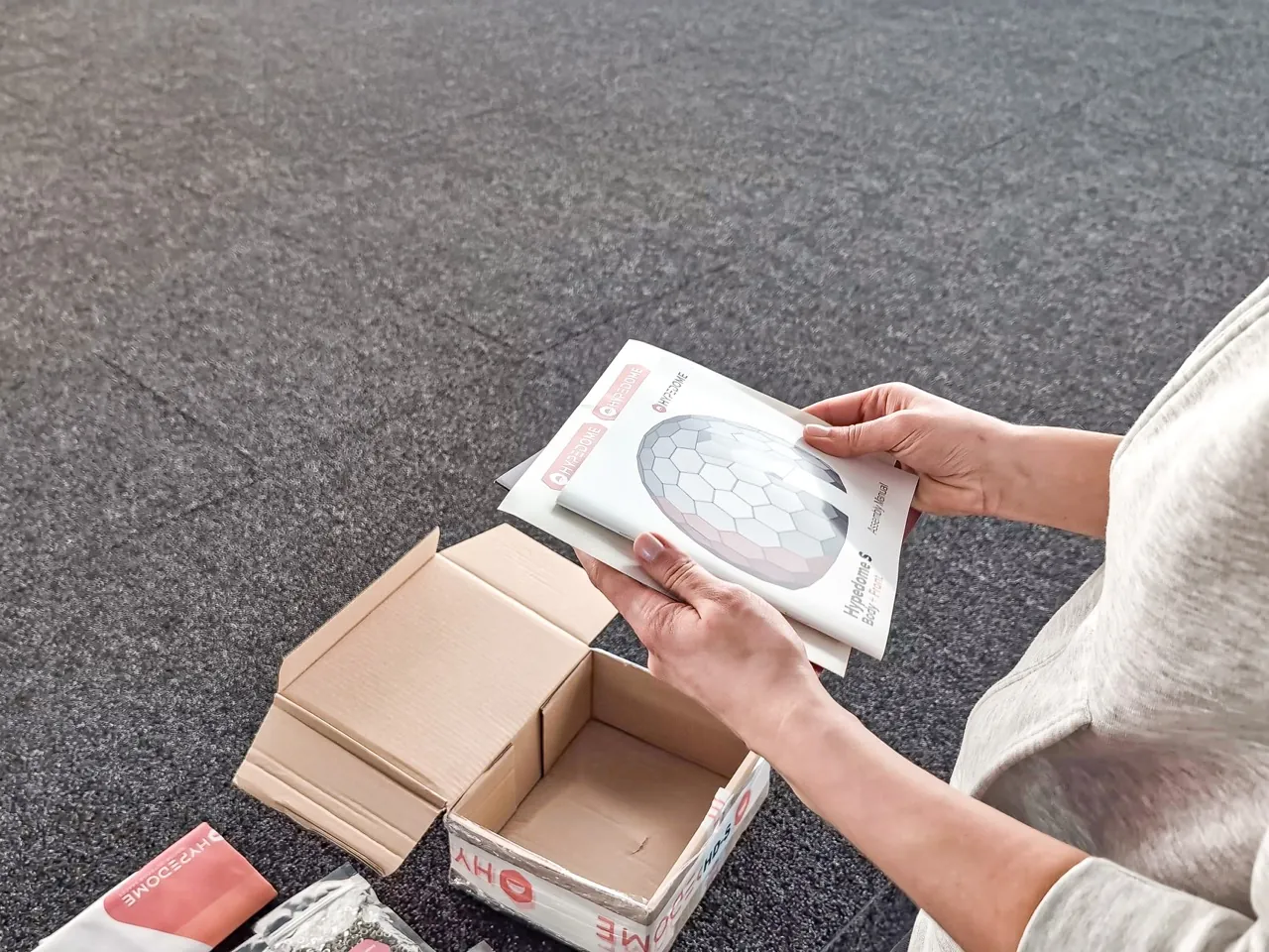 Hypedome assembly manuals and tools
